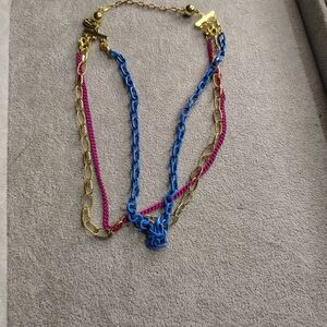 Vibrant Multicolor Chain Necklace